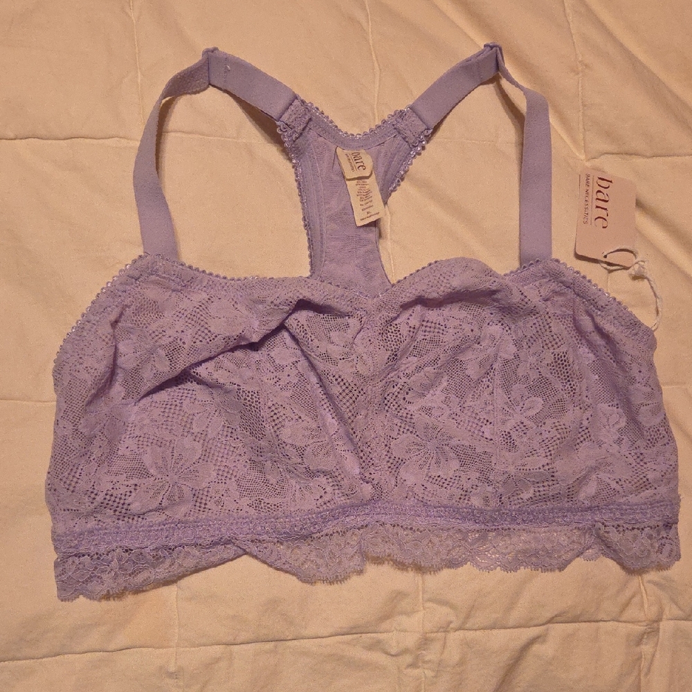 Bare Necessities Lavender Lace Bralette